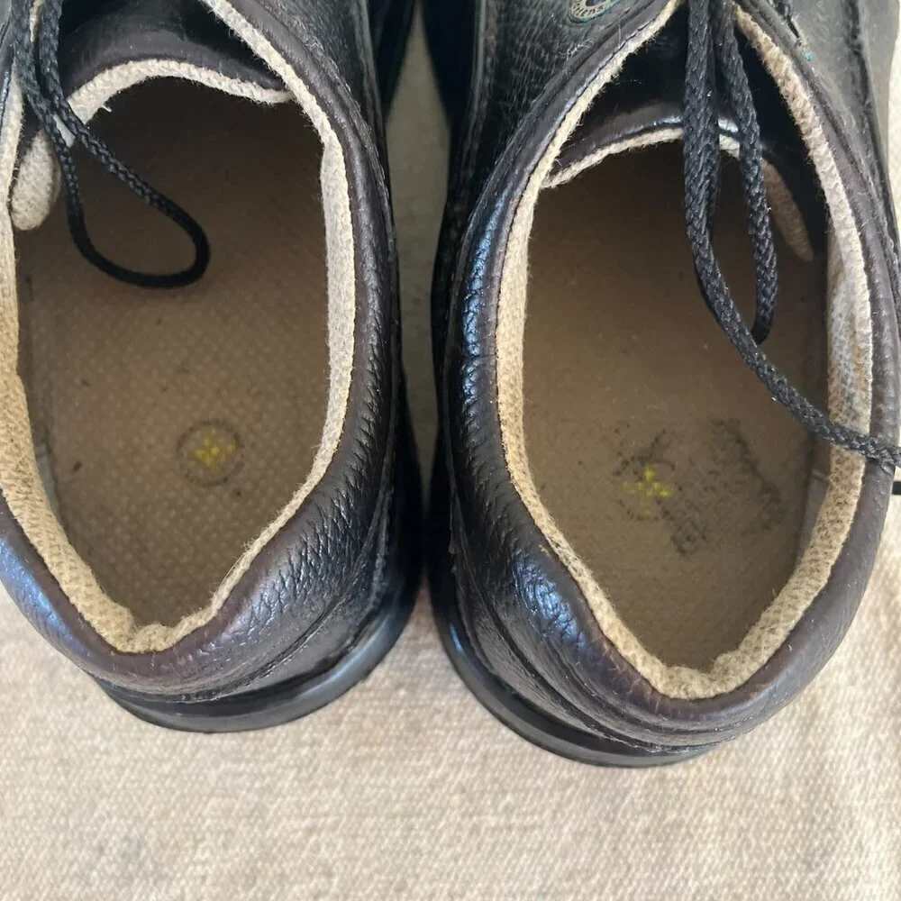 Dr. Martens Men's Black Leather Ordell 3 Eye Peddled Chunky Oxford Shoes Sz 8